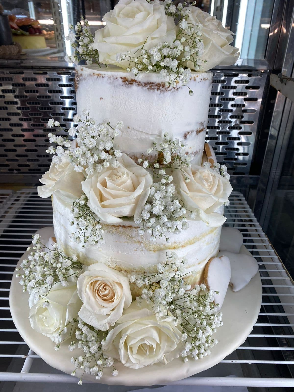 Statement wedding cake with intricate details