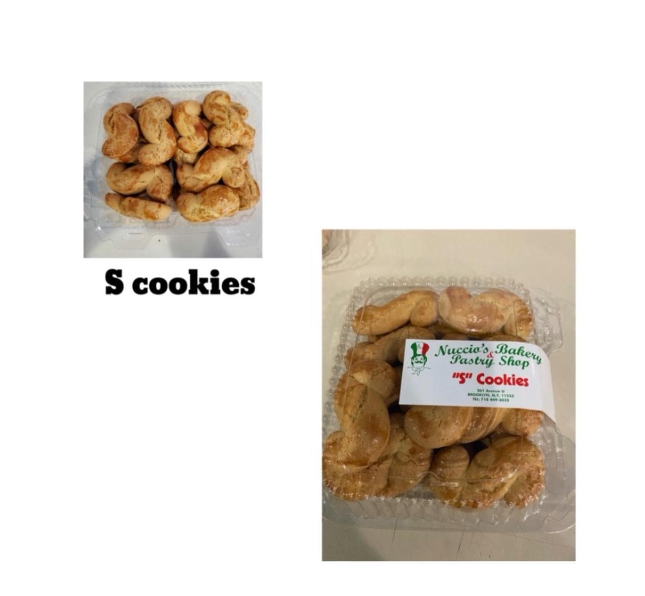 Boxed Italian S cookies