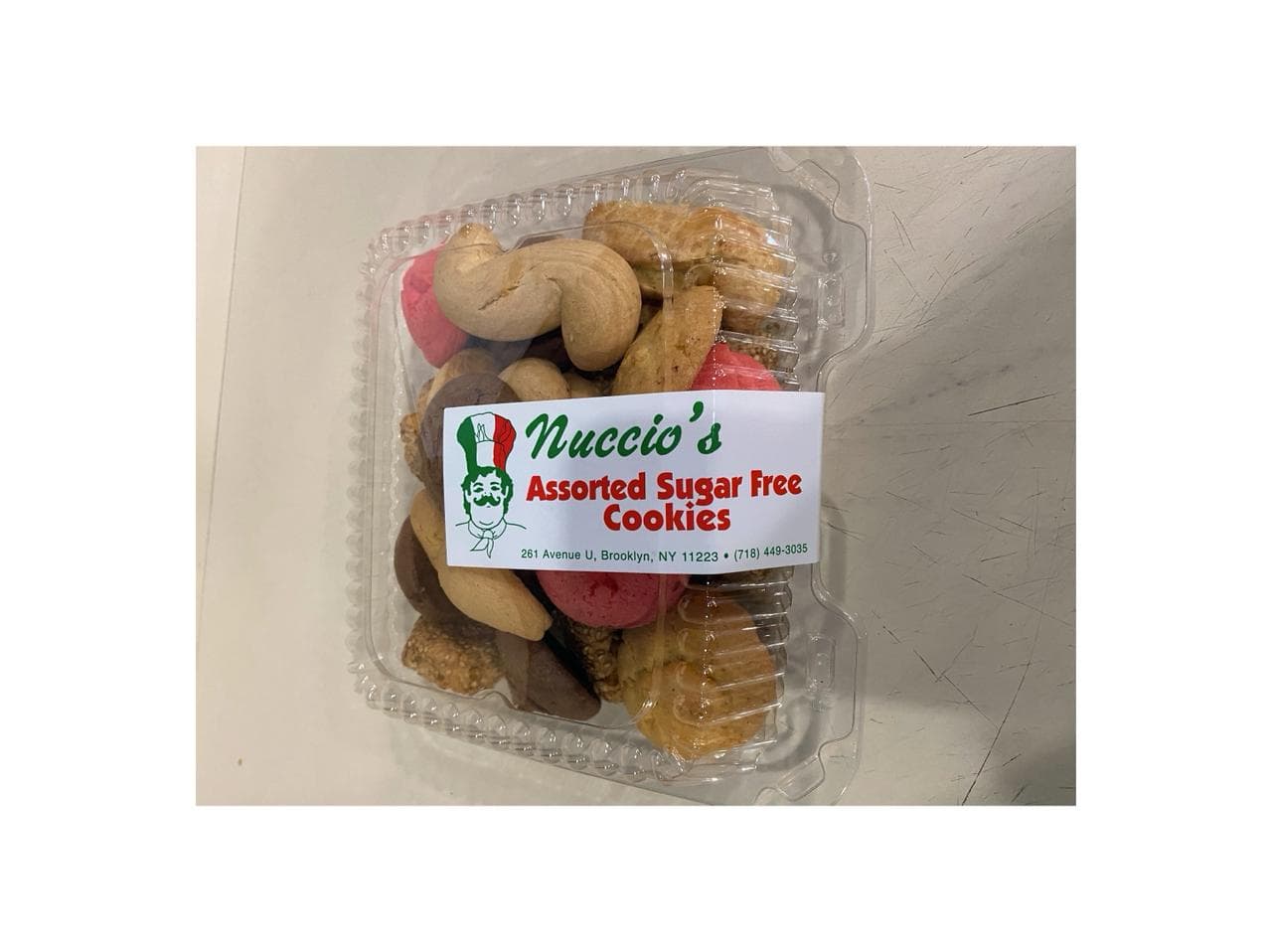 Boxed assorted sugar-free cookies