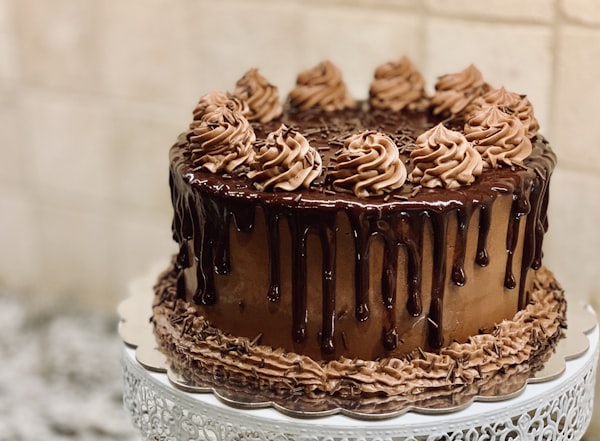 Custom chocolate cake